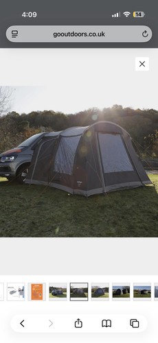 Vango cairns low van awning - cairns,