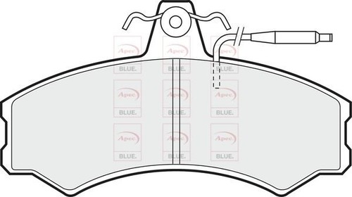 Front axle brake - front, pads
