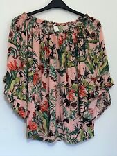 H&M Pink Floral Top Size 10