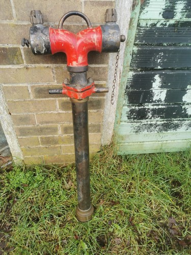 Fire service brass double - fire,