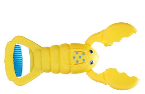 Yellow lobster hand grabber - yellow,