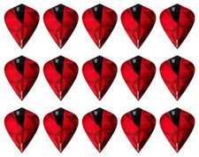 5 New Sets Target Shard Ultra Chrome Kite Dart Flights – Crimson