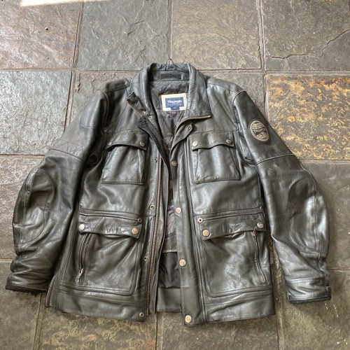 Triumph leather motorcycle - triumph,