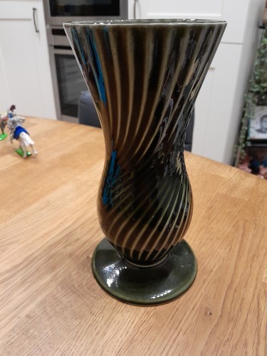Dartmouth pottery vase green - pottery,