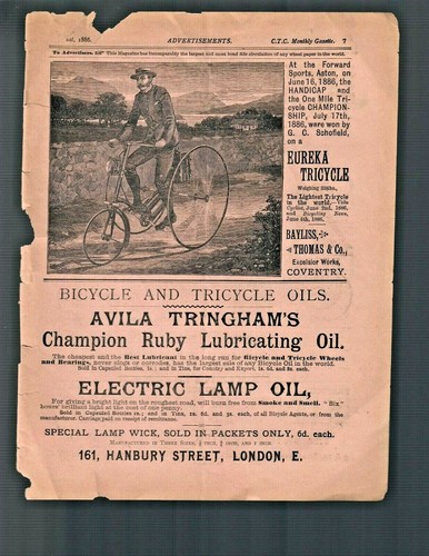 1886 bicycle eureka - bicycle,