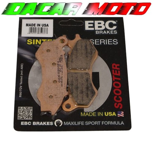 Pair front sintered brake pads - front,