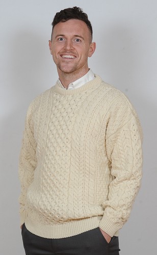 Mens irish aran - aran, fisherman