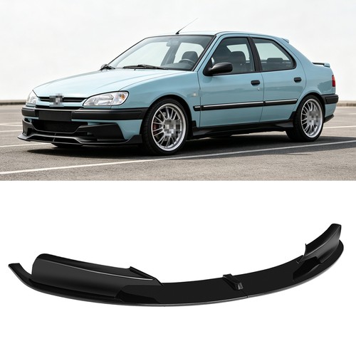 3pcs gloss black front - black,