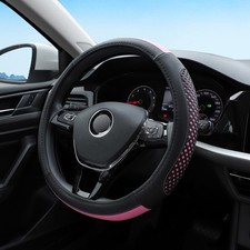 Pink Car Steering Wheel Cover