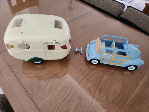 Sylvanian families caravan - families,