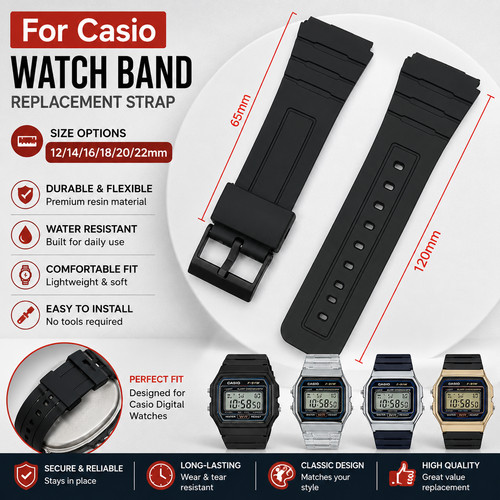 Replacement strap for - replacement, casio