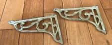 Vintage Brass Shelf Brackets