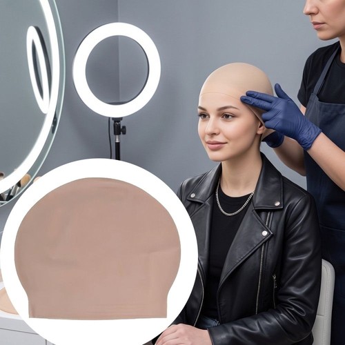 Realistic bald head wig - bald,