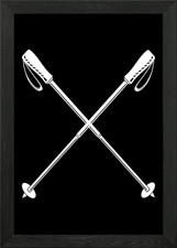 Nordic Walking Sticks Framed
