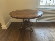 Walnut entrance hall table