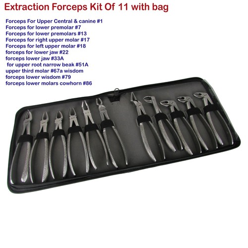 Extraction forceps set dental - extraction,