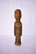 Antique Wooden Primitive Doll