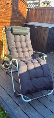Grey reclining garden - grey,