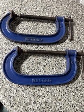 Record 6 Inch G clamps (pair)