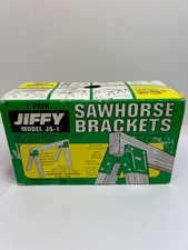 Vintage Jiffy Model JS-1 2x4 Sawhorse Brackets 1 Set New