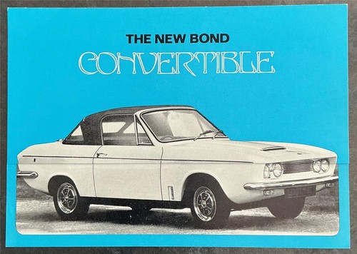 Bond equipe convertible car - convertible,