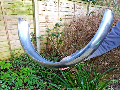 Stainless mudguard front rear - stainless,