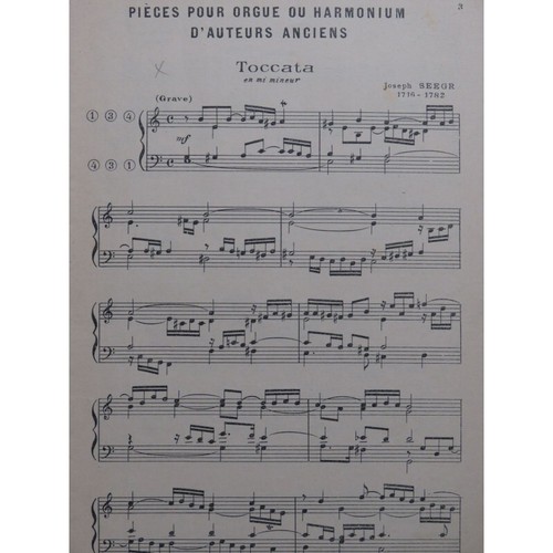 Antique author parts for organ - author,