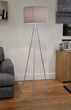 Next Chrome Mila Tripod Floor Lamp