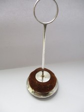Antique hat pin stand sterling