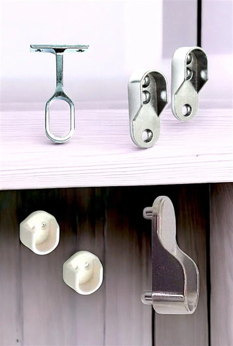 Rail hanger end supports - end,