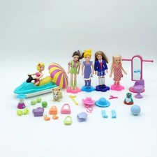  Polly Pocket 5 Dolls Dog