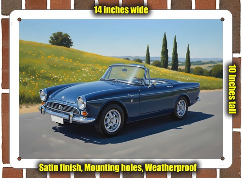 Metal sign 1965 sunbeam - metal,