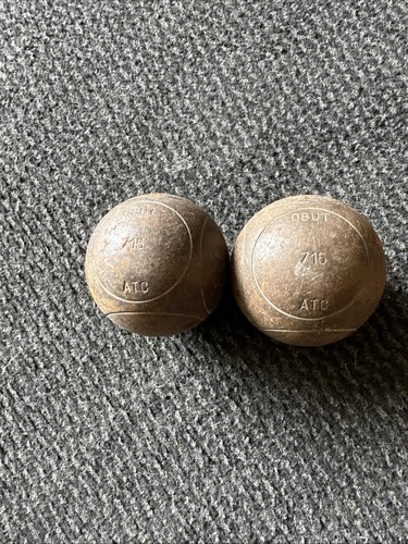 Obut vintage pétanque bowls - obut,