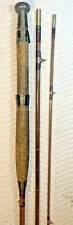 Split Cane Trout Fly Rod Unbranded 3 Piece 9’ 6” Vintage with Bag