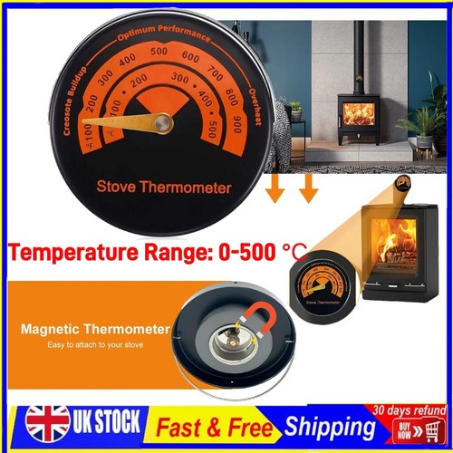 Magnetic stove thermometer - stove,