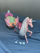 Barbie Swan Lake Lila Unicorn And Carriage 2003 Vintage Mattel Set + Accessories
