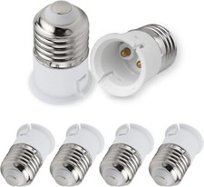E27 To B22 Adapter Converter Light Bulb Holder , Screw E27 To Bayonet Cap B22