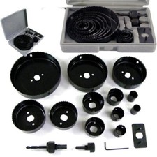 16Pc Holesaw Set Cutting Kit
