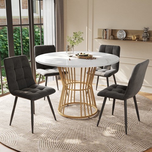 Round dining table chairs - round,