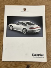 Porsche Exclusive Individuality Built In 911 Boxster Turbo 35-Page Brochure 