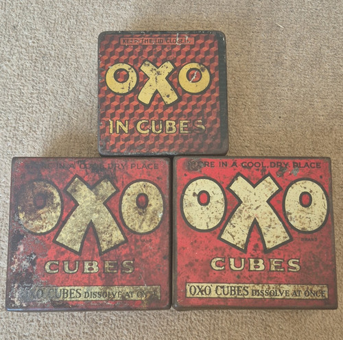 Original vintage oxo cubes - original,