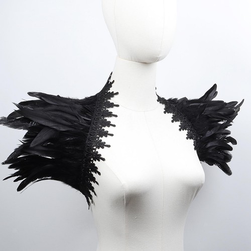 Feather shrug shawl cape - feather,