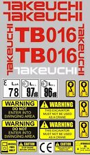 Decal Sticker set for TAKEUCHI