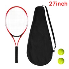 Adult Tennis Racket 27 Inch Comfortable Grip Tennis Racket with 2 Tennis Balls