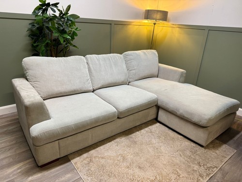 Cream fabric corner - fabric, with