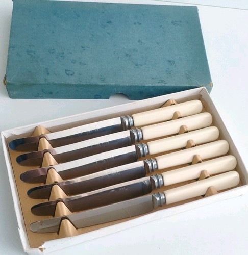 Faux bone xylonite handled - bone,