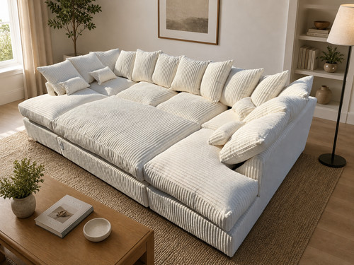 Cinema large shape sofa - cinema, u