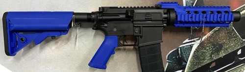 Acrylic rifle wall mount - rifle,