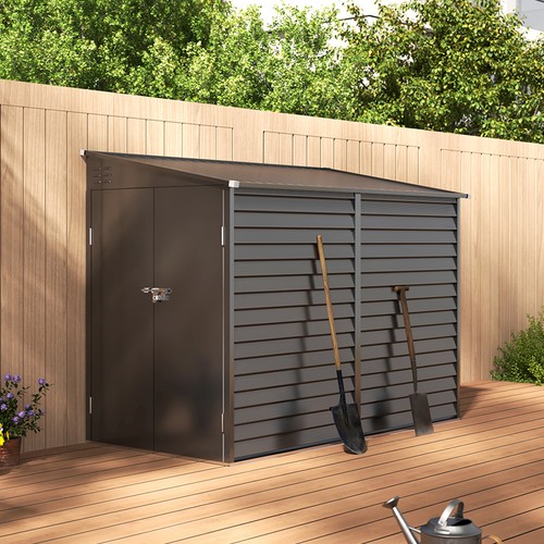 9ft metal garden shed shelf - metal,