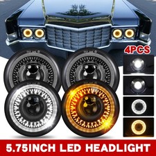 4PC 5 3/4" 5.75 inch Round LED